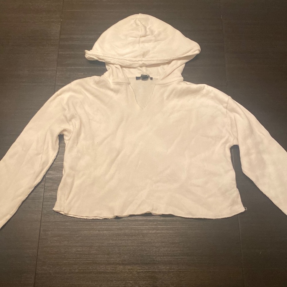 Forever 21 Women’s White Hoodie Size Medium
